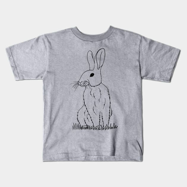 Rabbit Kids T-Shirt by senkova